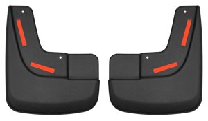 Ford F-150 Mud Guards - Front - Husky Liners - Custom-Molded - Black - `17-`18